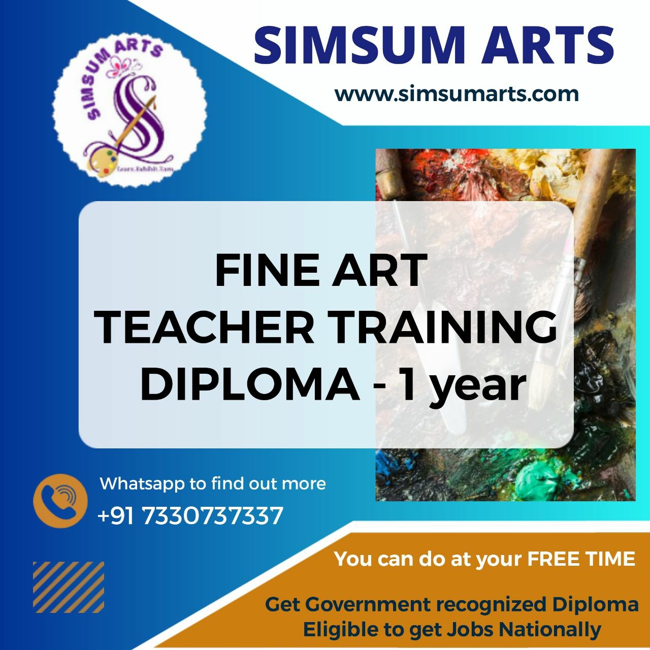 FINE ART TEACHER TRAINING DIPLOMA 1 Year SIMSUM ARTS