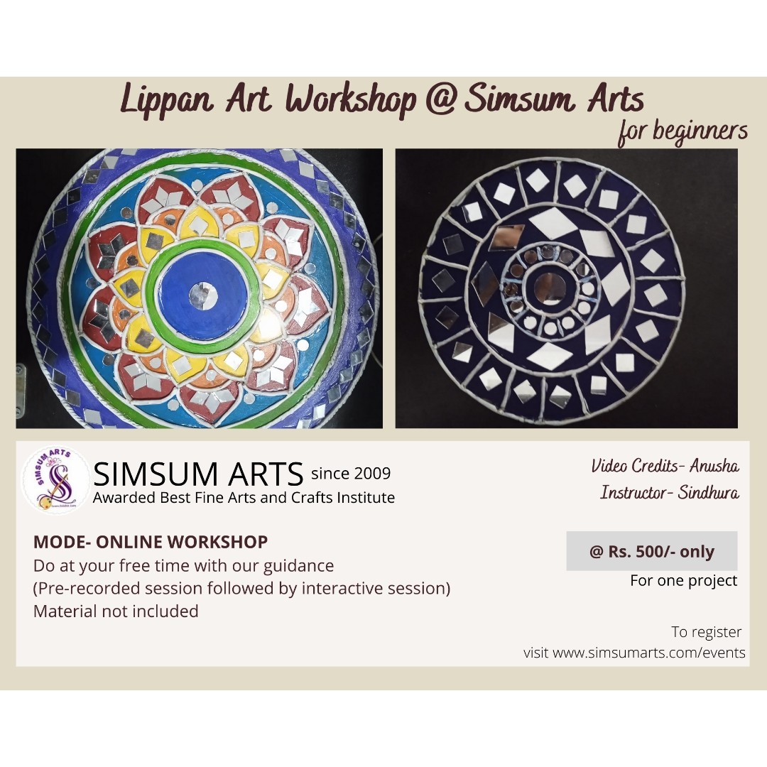 LIPPAN ART WORKSHOP ONLINE SIMSUM ARTS lippan-art-workshop-online-simsum-arts