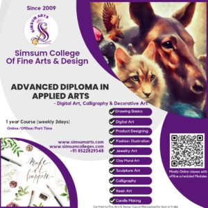 Advanced Diploma In Applied Arts -1 year