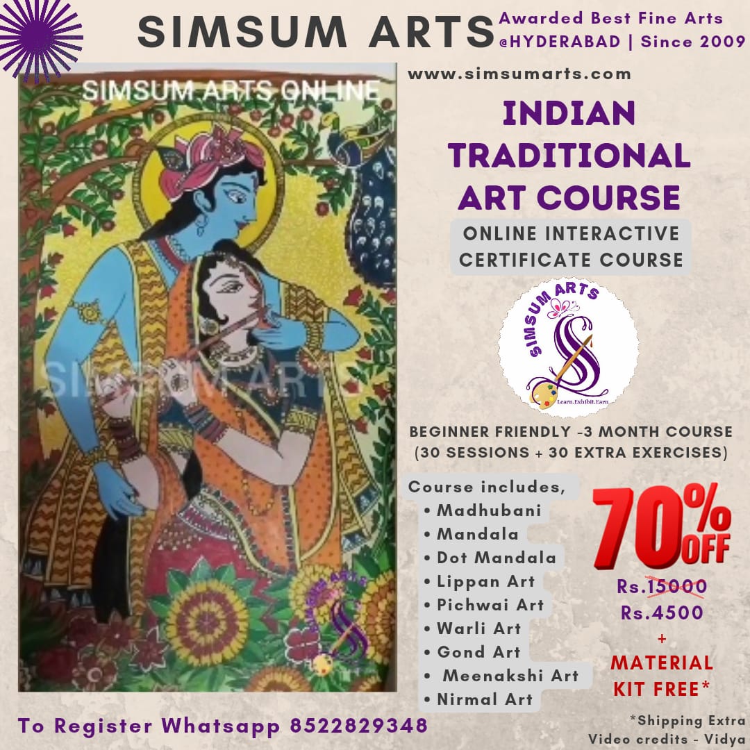 INDIAN TRADITIONAL ART COURSE SIMSUM ARTS
