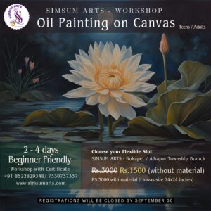 OIL PAINTING ON LARGE CANVAS- OC1 (24x24 inches)