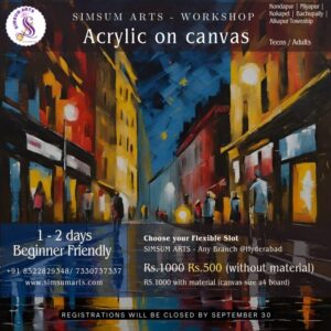 Acrylic on Canvas Painting Workshop AOC2