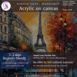 Acrylic on Canvas Painting Workshop AOC1