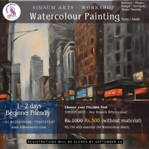 Watercolour Painting Workshop WC2