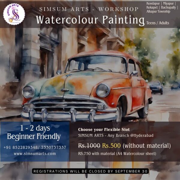 Watercolour Painting Workshop WC1