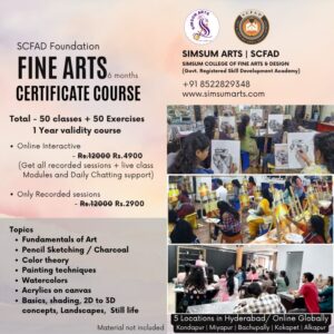 Foundation Fine Arts Certificate Course - SCFAD