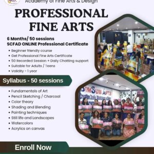 PROFESSIONAL FINE ARTS CERTIFICATE COURSE - ONLINE