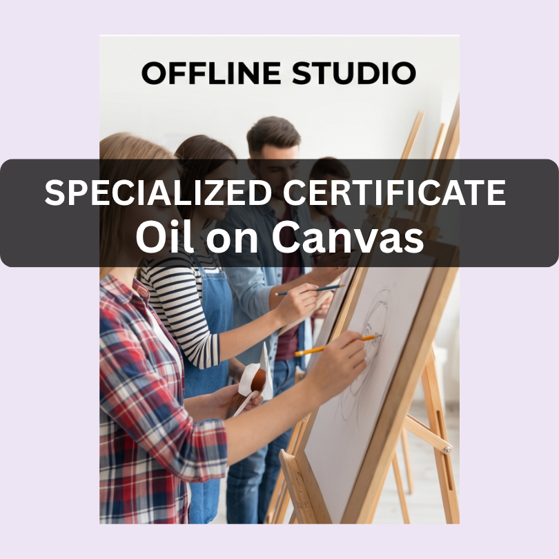 Oil Painting on Canvas Certificate - Offline