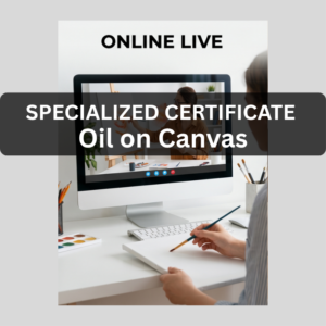 Oil Painting on Canvas Certificate - Online Live