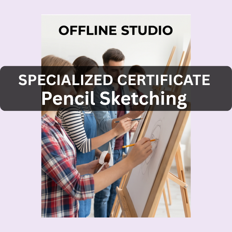Pencil Sketching Specialized Certificate - Offline